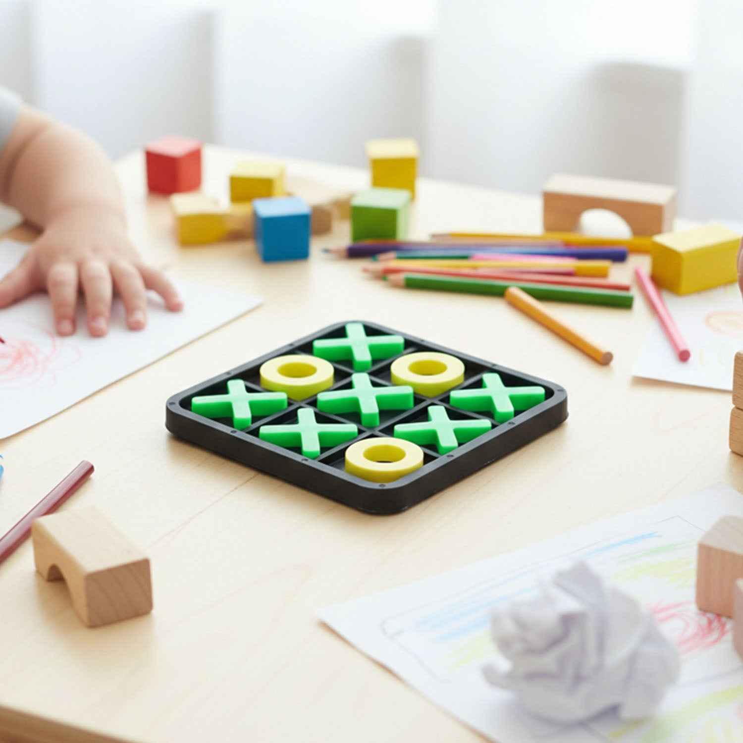 Classic Tic Tac Toe Board Game – Fun & Educational Set for Kids