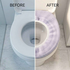 Soft Fabric Elastic Toilet Seat Cover – Washable & Comfortable Fit