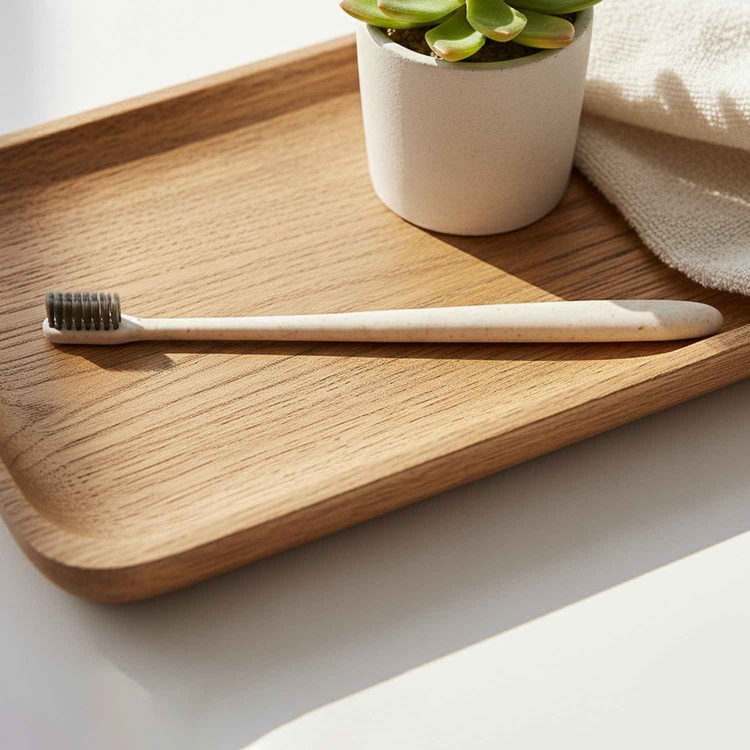 Soft-bristle Toothbrush – Wheat Straw for Gentle Care | MintGuard