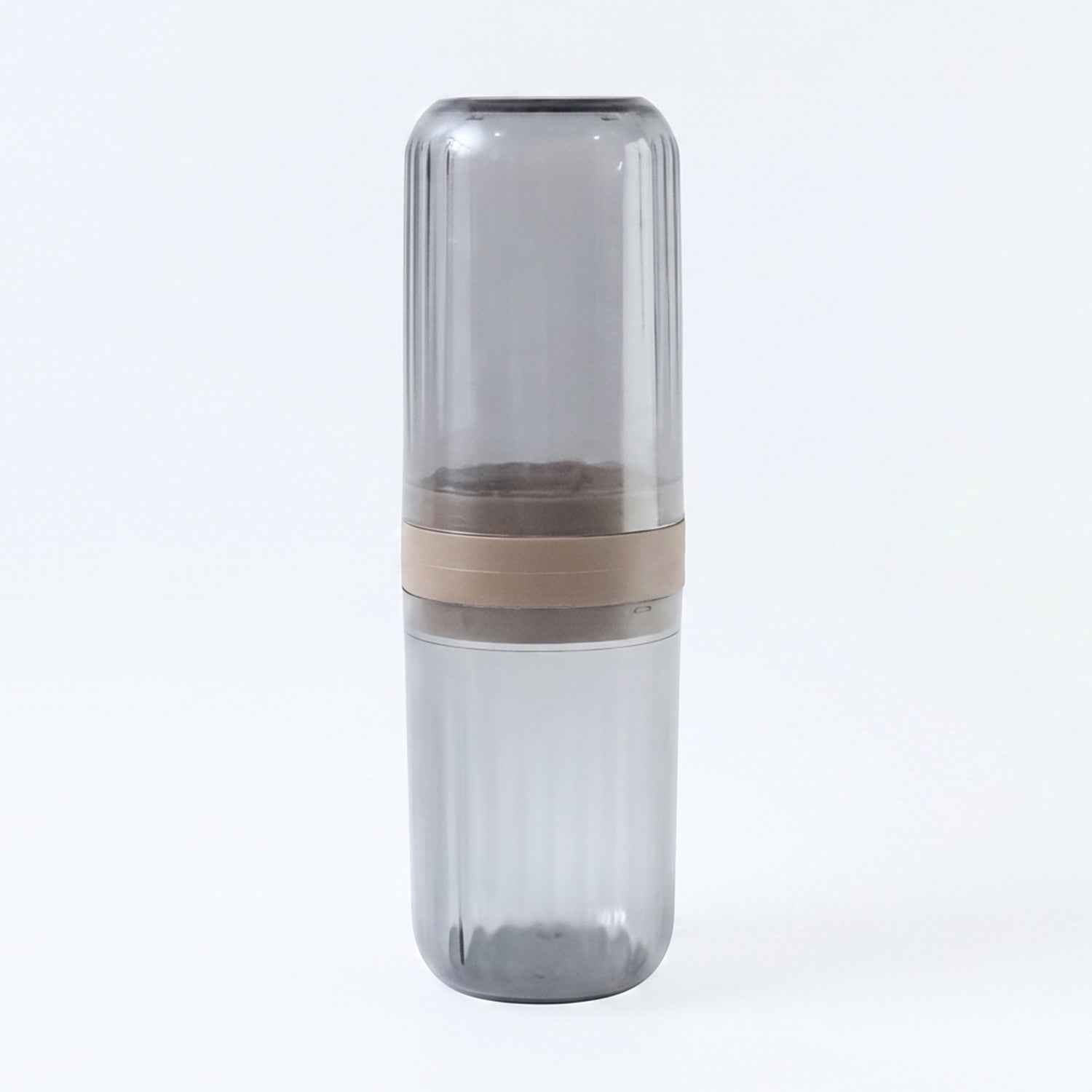 Travel Toothbrush Holder Ð Compact & Leakproof with Foldable Glass