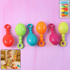 Baby Hand Rattle Set – 6-Piece Lightweight Musical Toys for Sensory Play