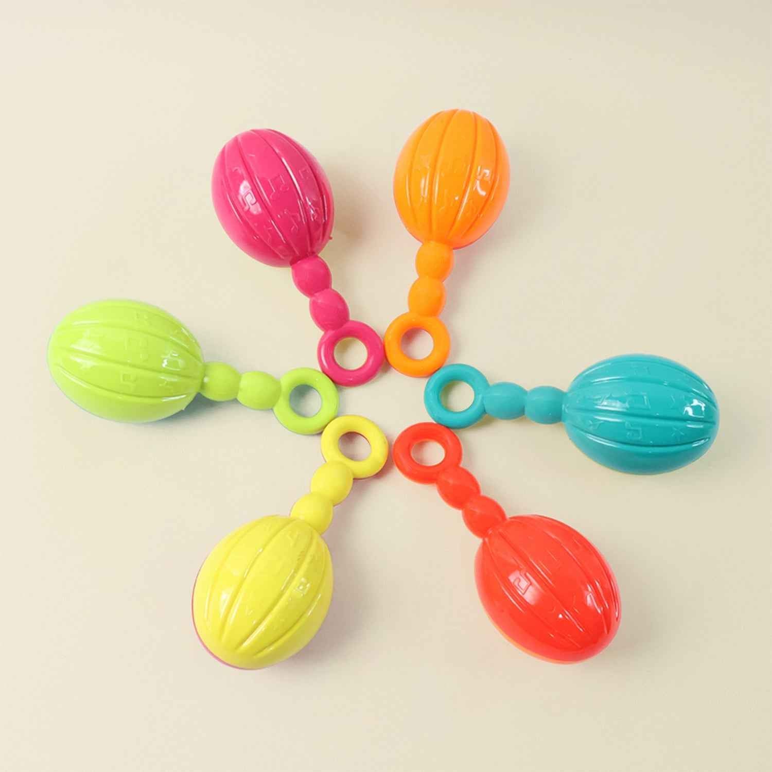 Baby Hand Rattle Set – 6-Piece Lightweight Musical Toys for Sensory Play