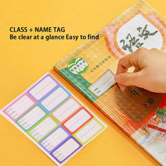 Transparent Adhesive Book Covers – 30 Pc Mix Size Set