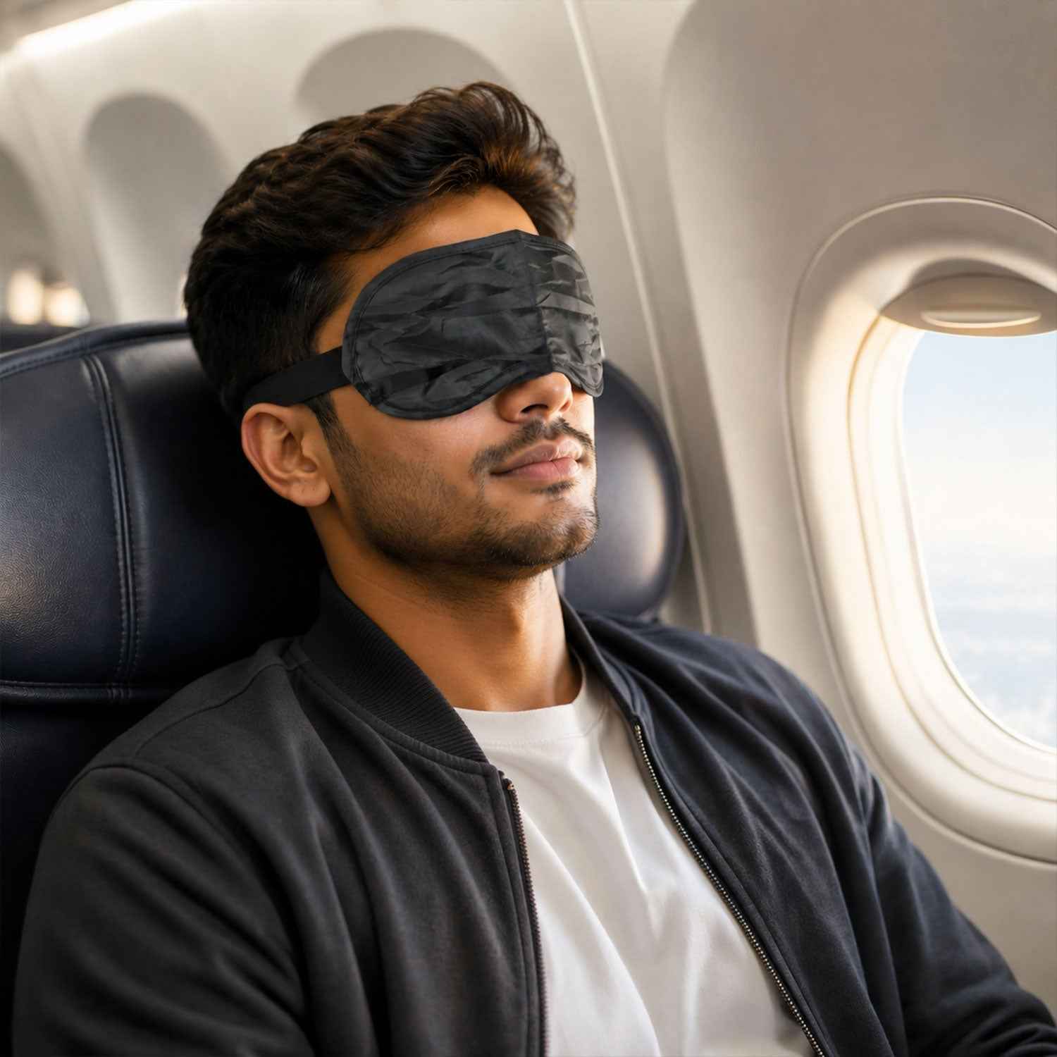 3 in 1 Travel Neck Pillow with Sleep Eye Mask and Ear Plugs (1 Set)