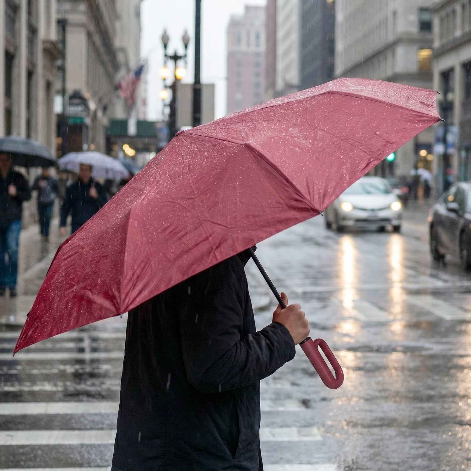 Portable Windproof Travel Umbrella – Compact and Durable for Rain and Sun