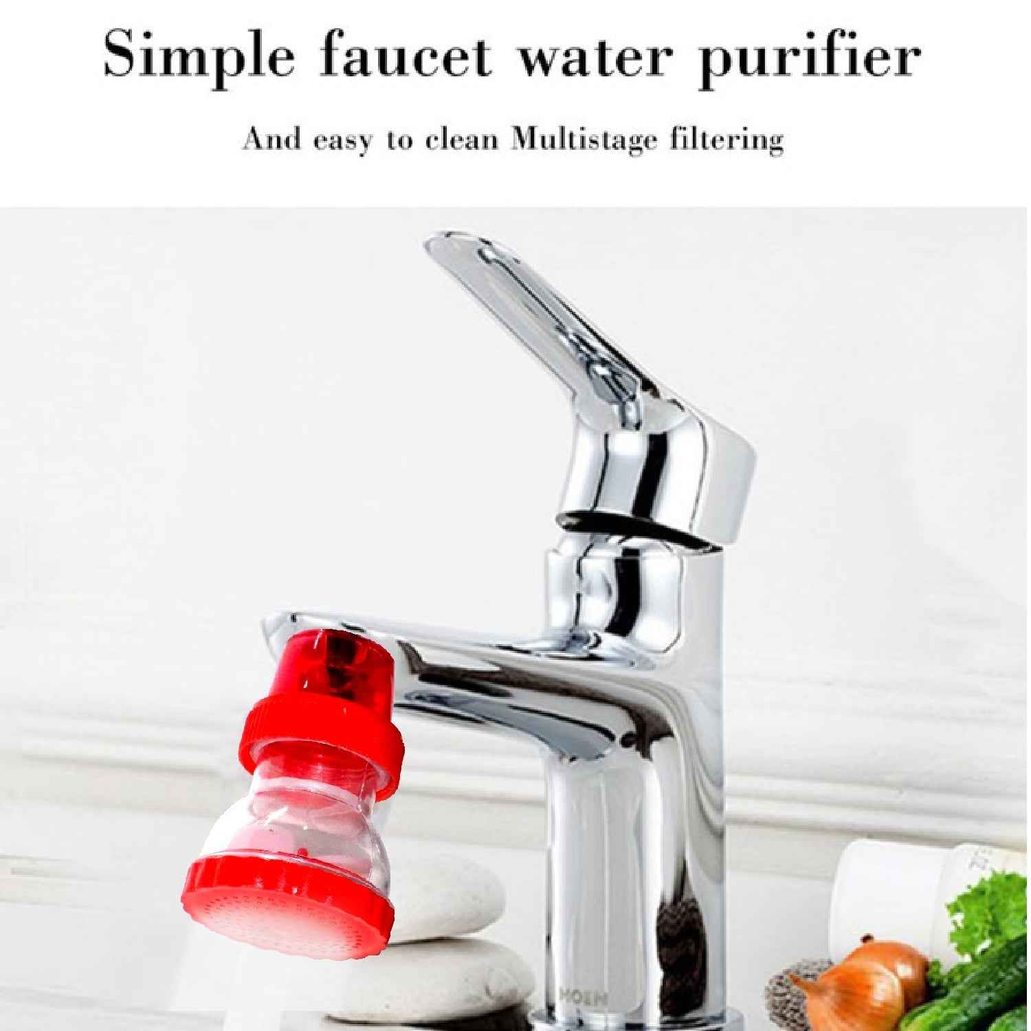 360-Degree Shower Head – Water Filter Faucet | Mist & Relax
