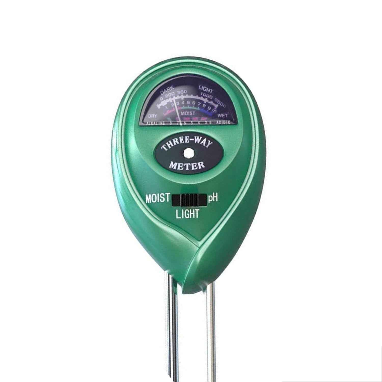 Soil Tester 3-in-1 for Moisture, pH & Sunlight | Grow Vanta