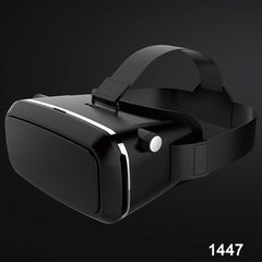 Person wearing the Fitnos VR Headset, showcasing its comfortable and ergonomic design.