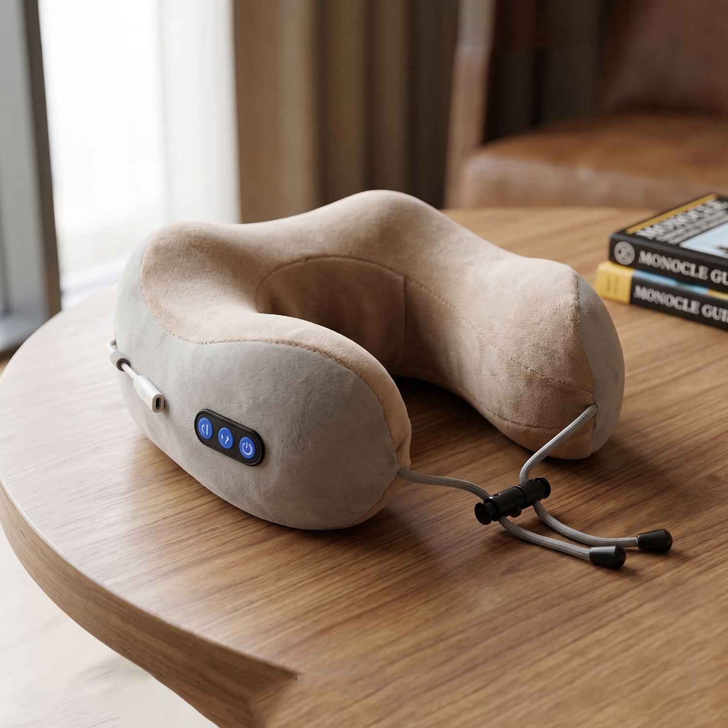 U-Shaped Electric Neck Massage Pillow Ð Cordless & Rechargeable