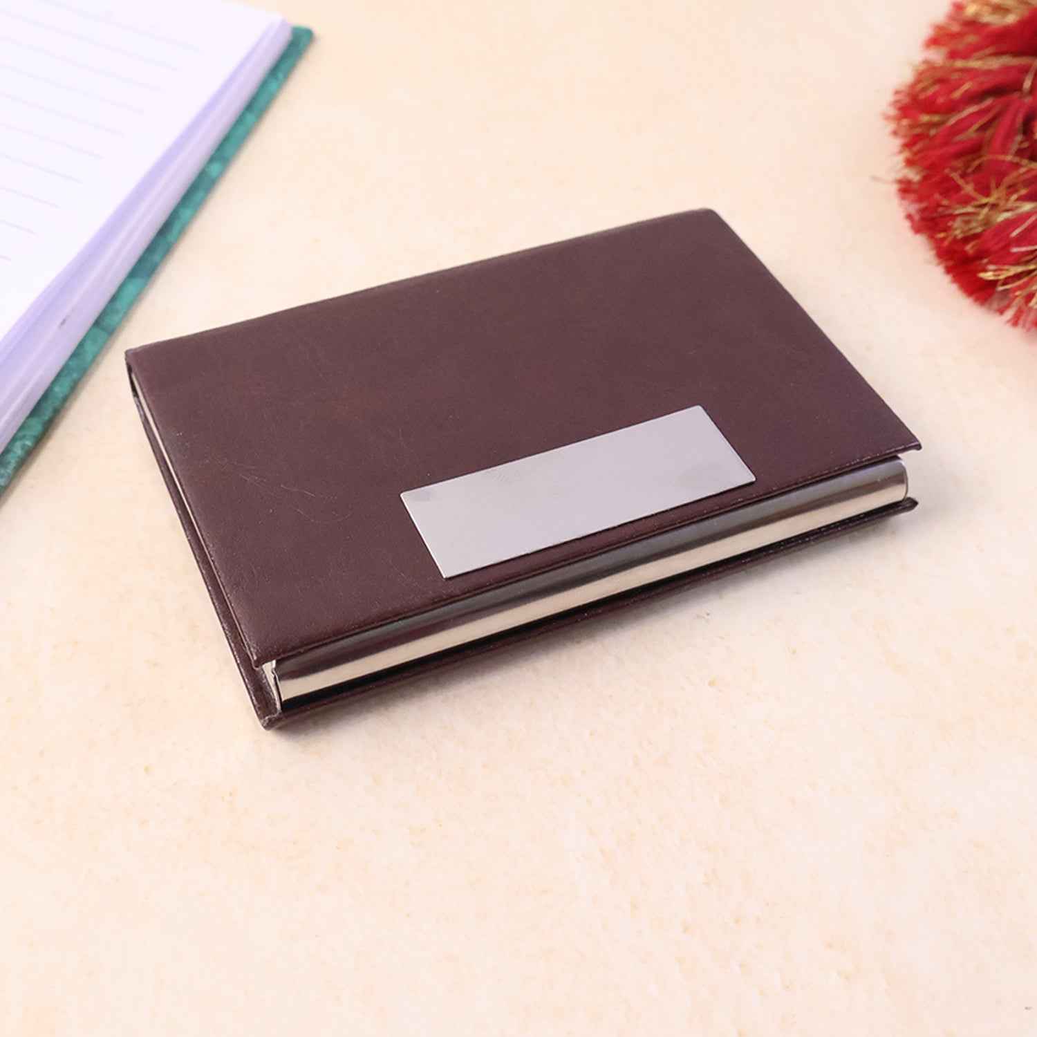 Premium Executive Business Card Holder – Magnetic Secure Closure