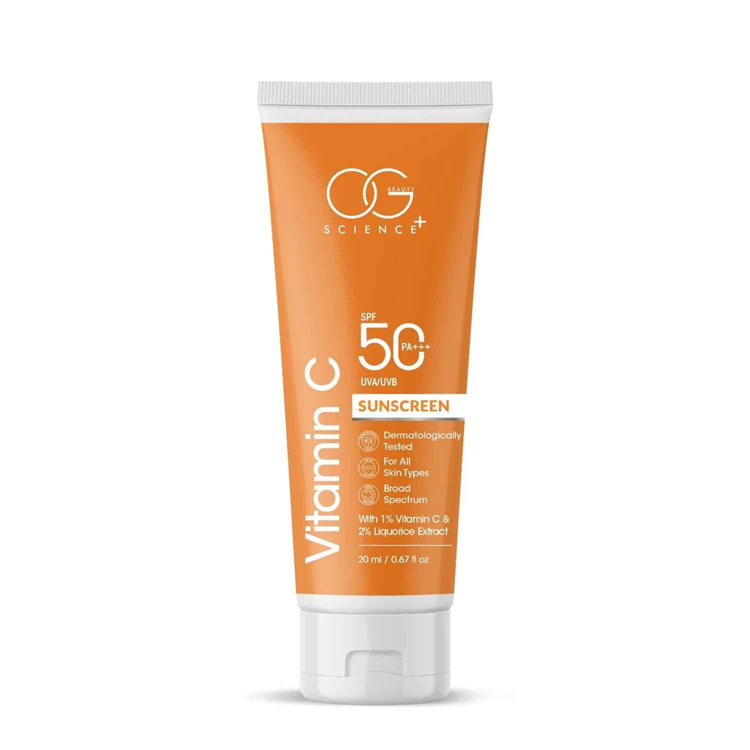 Vitamin C Sunscreen SPF 50 PA+++ – Brightening Broad-Spectrum Protection