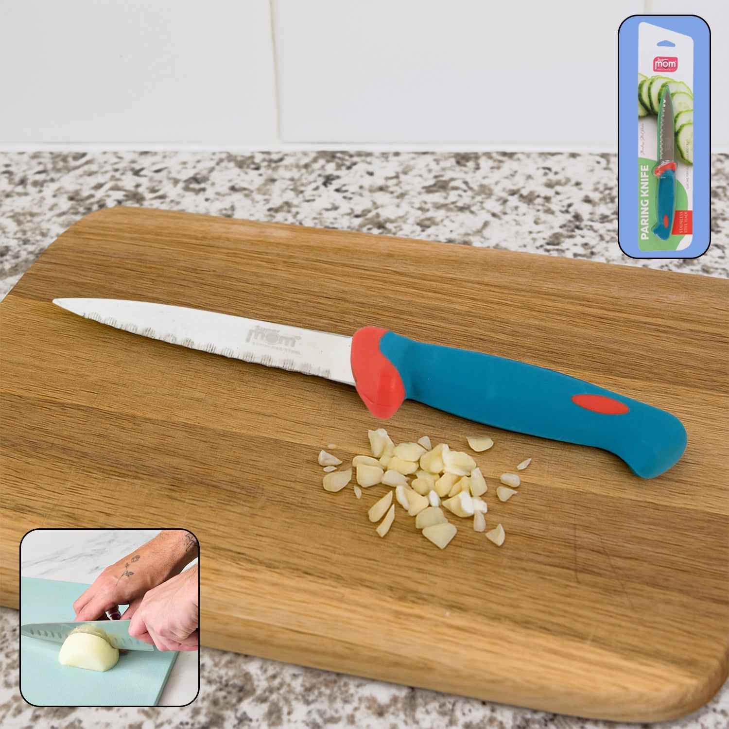 Stainless Steel Paring Knife – Sharp, Comfortable Grip