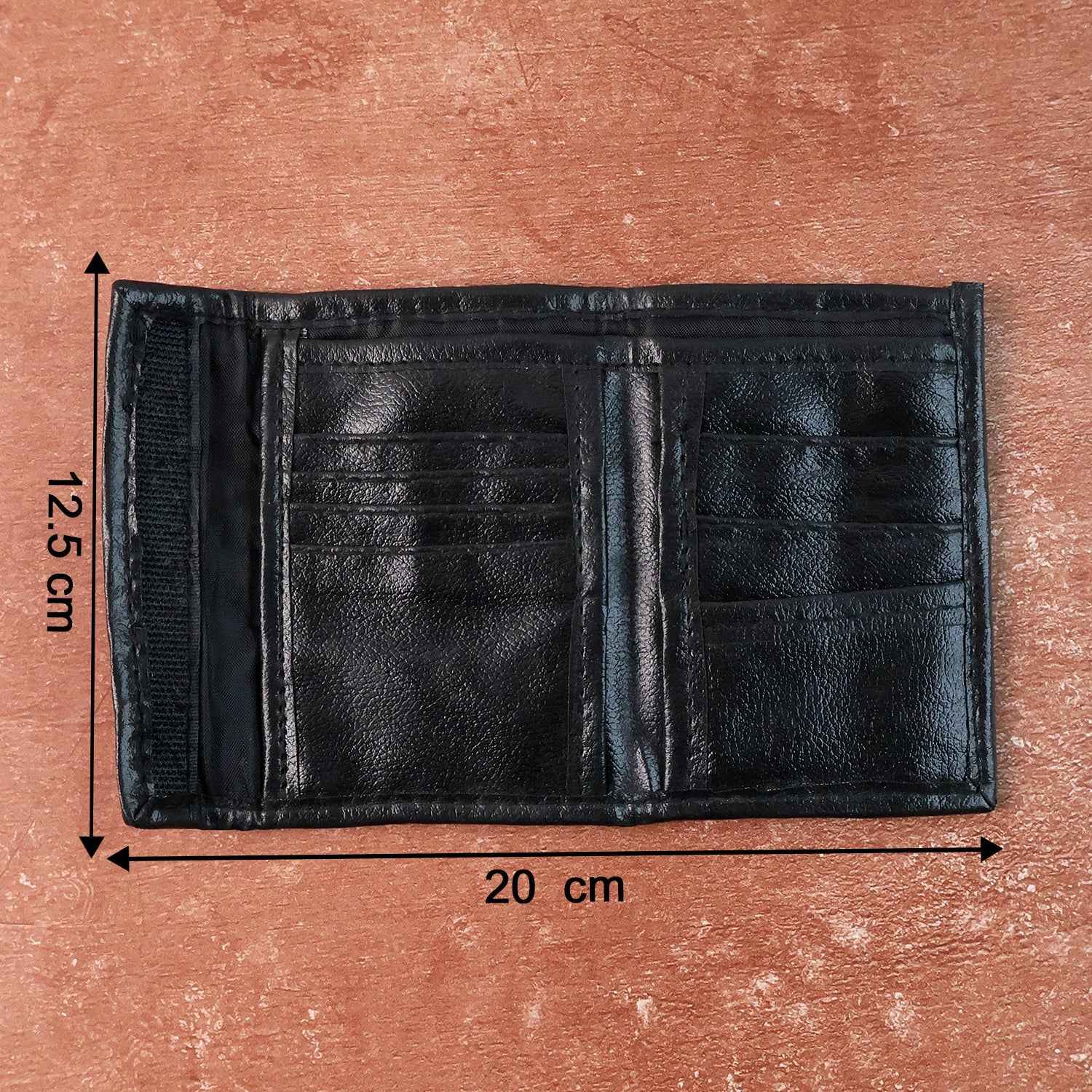 Genuine Leather Slim Bi-Fold Wallet – Durable & Stylish