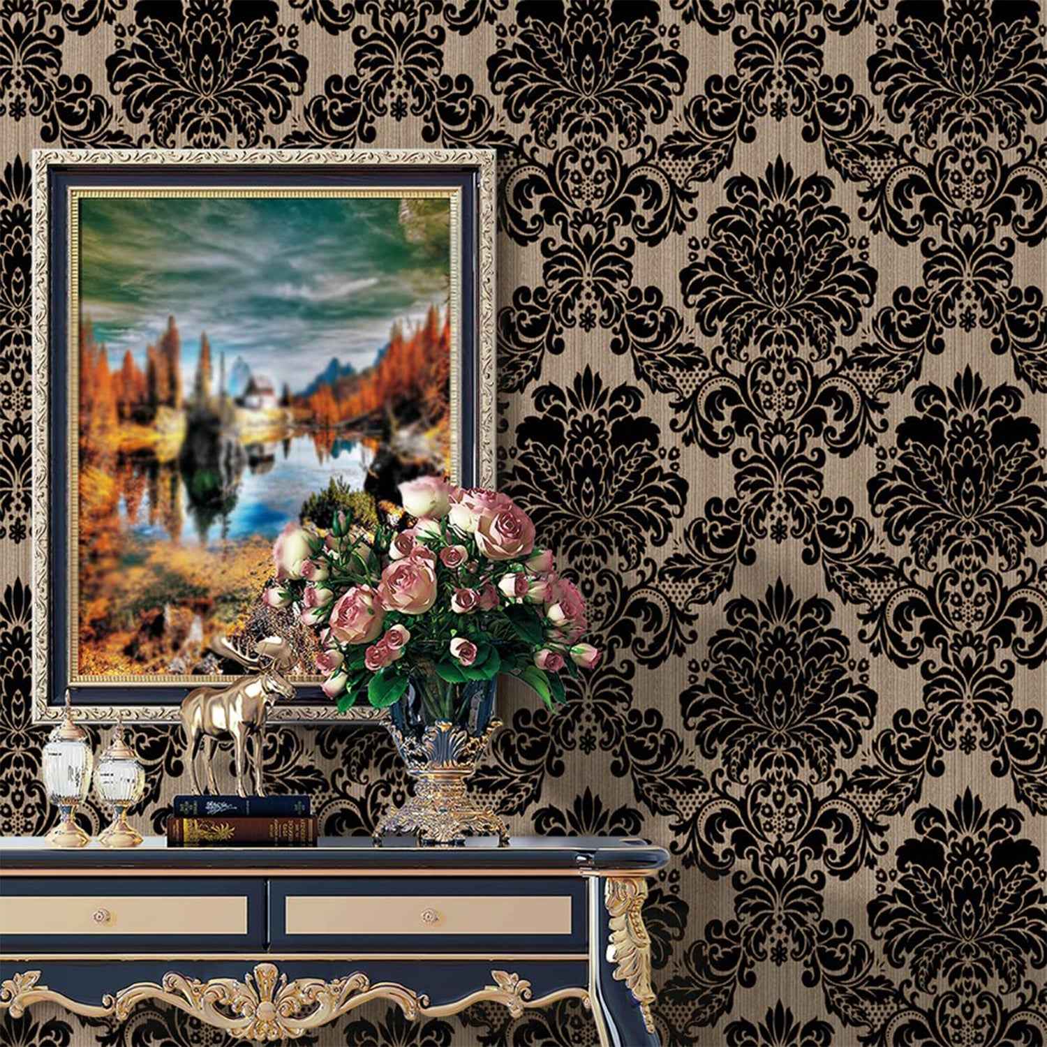 Self-Adhesive Decorative Wallpaper Roll – Waterproof, Easy Peel & Stick