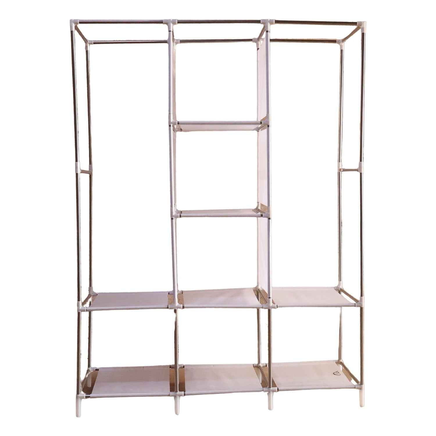 Portable Fabric Wardrobe Closet – 8 Spacious Compartments & Foldable Design