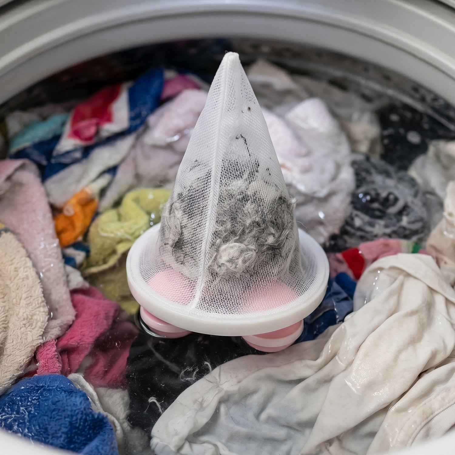 Washing Machine Floating Hair Lint Catcher – Reusable Mesh Filter Balls for Clean Laundry