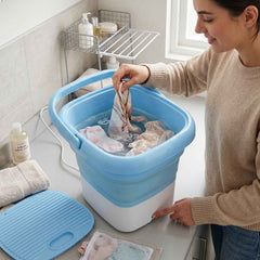 Mini Portable Washing Machine – Foldable & Compact | Mini Bubbles