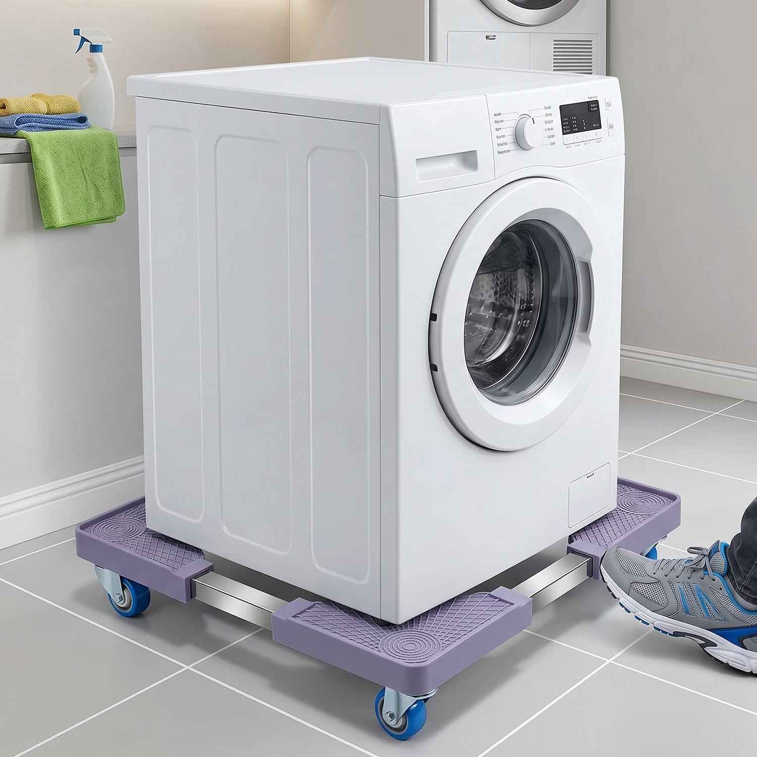 Adjustable Appliance Stand Ð Easy Move & Stable Support for Home Appliances
