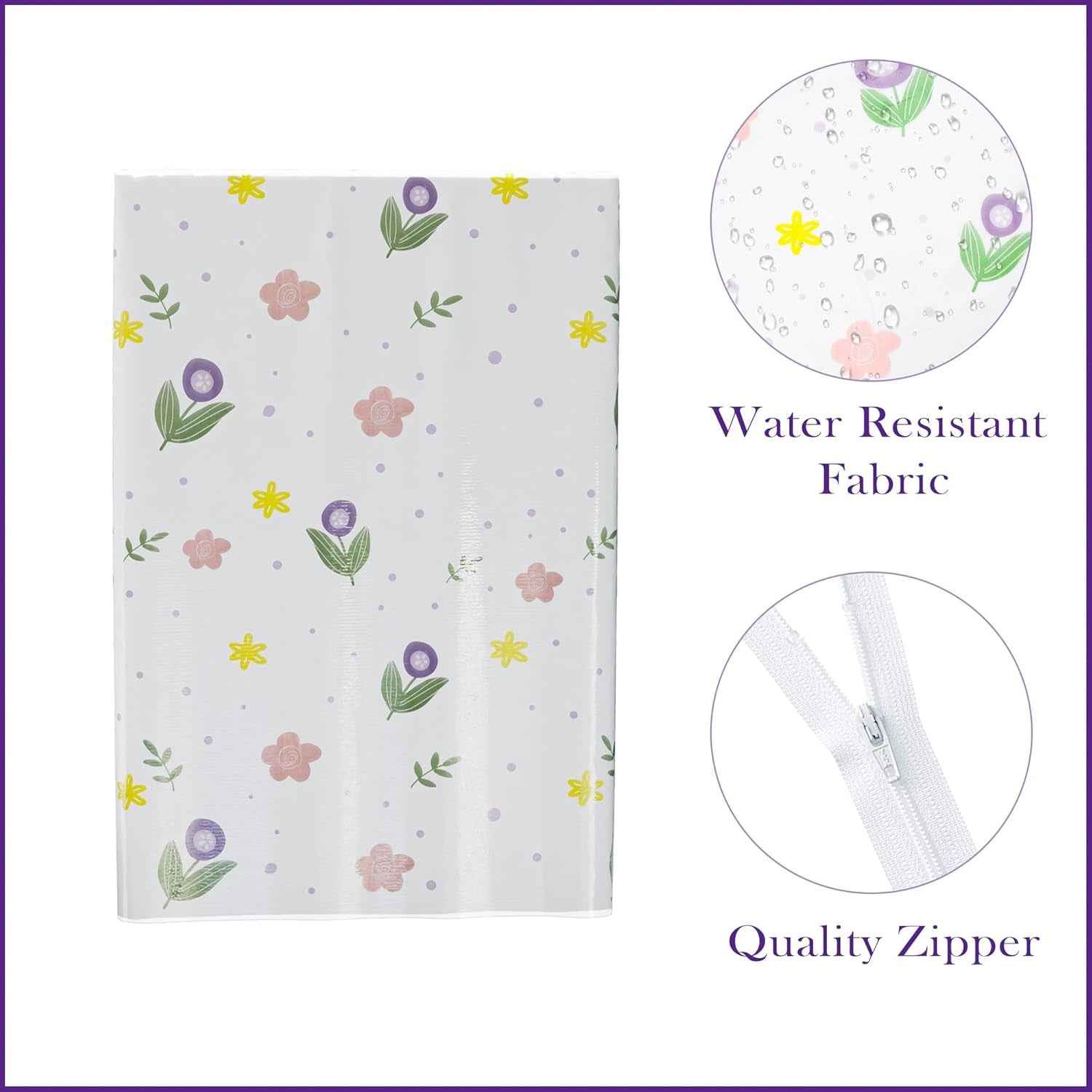 Top Load Washing Machine Cover – Printed, Waterproof & Dustproof (55×58×87 cm)