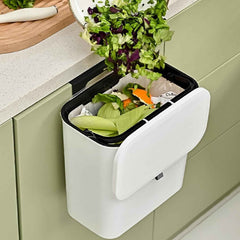Kitchen Dustbin with Lid Ð Compact 25x22 cm for Small Spaces