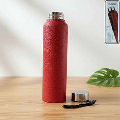 Stainless Steel Water Bottle 1000 ML – Leakproof & Insulated Red