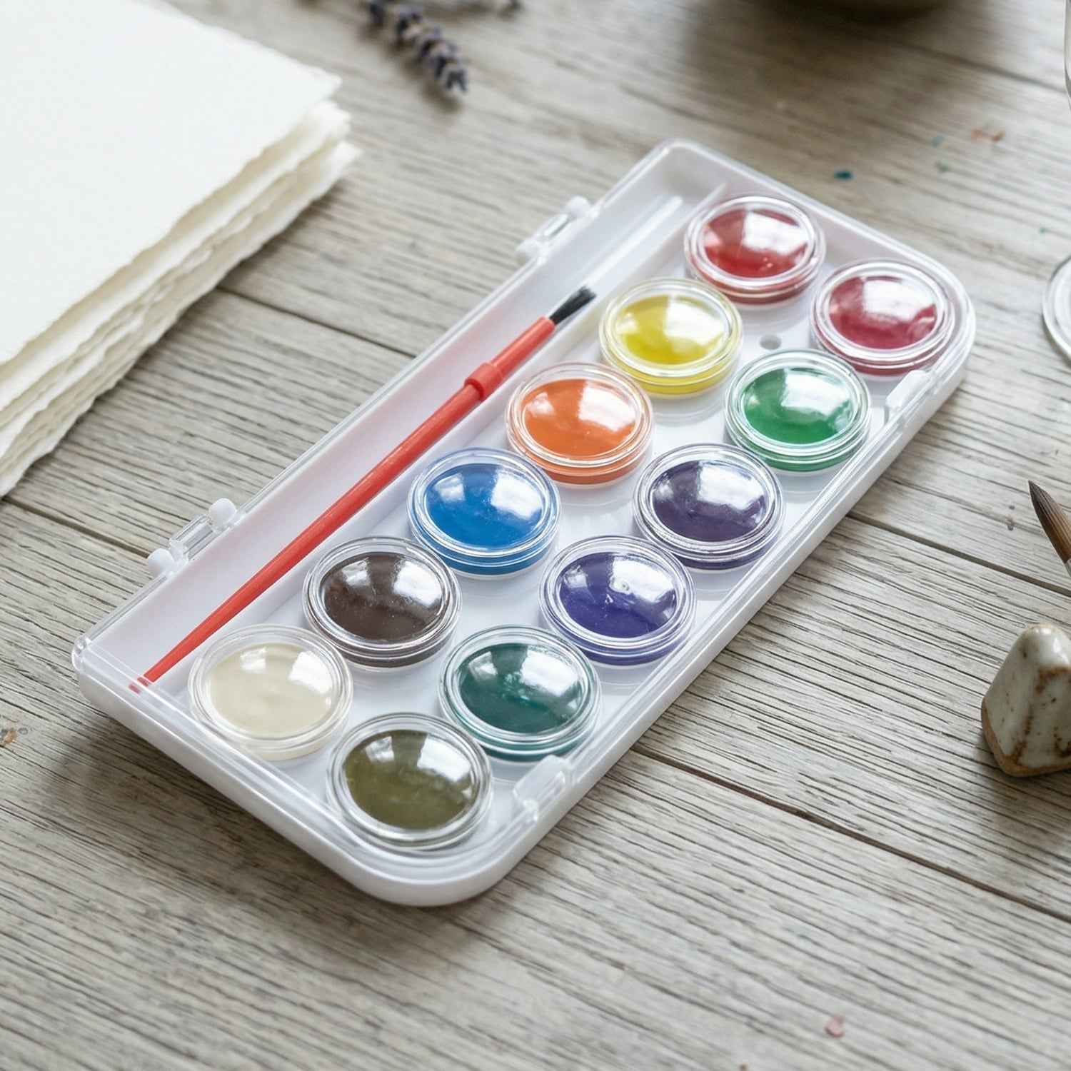 Watercolour Paint Set for Kids Ð Vibrant Colors & Portable Design