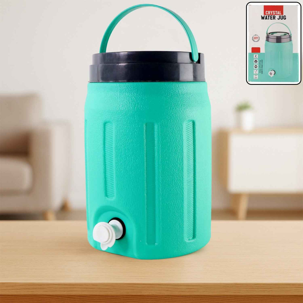 5.5L Insulated Water Jug – Keeps Water Cool & Odorless