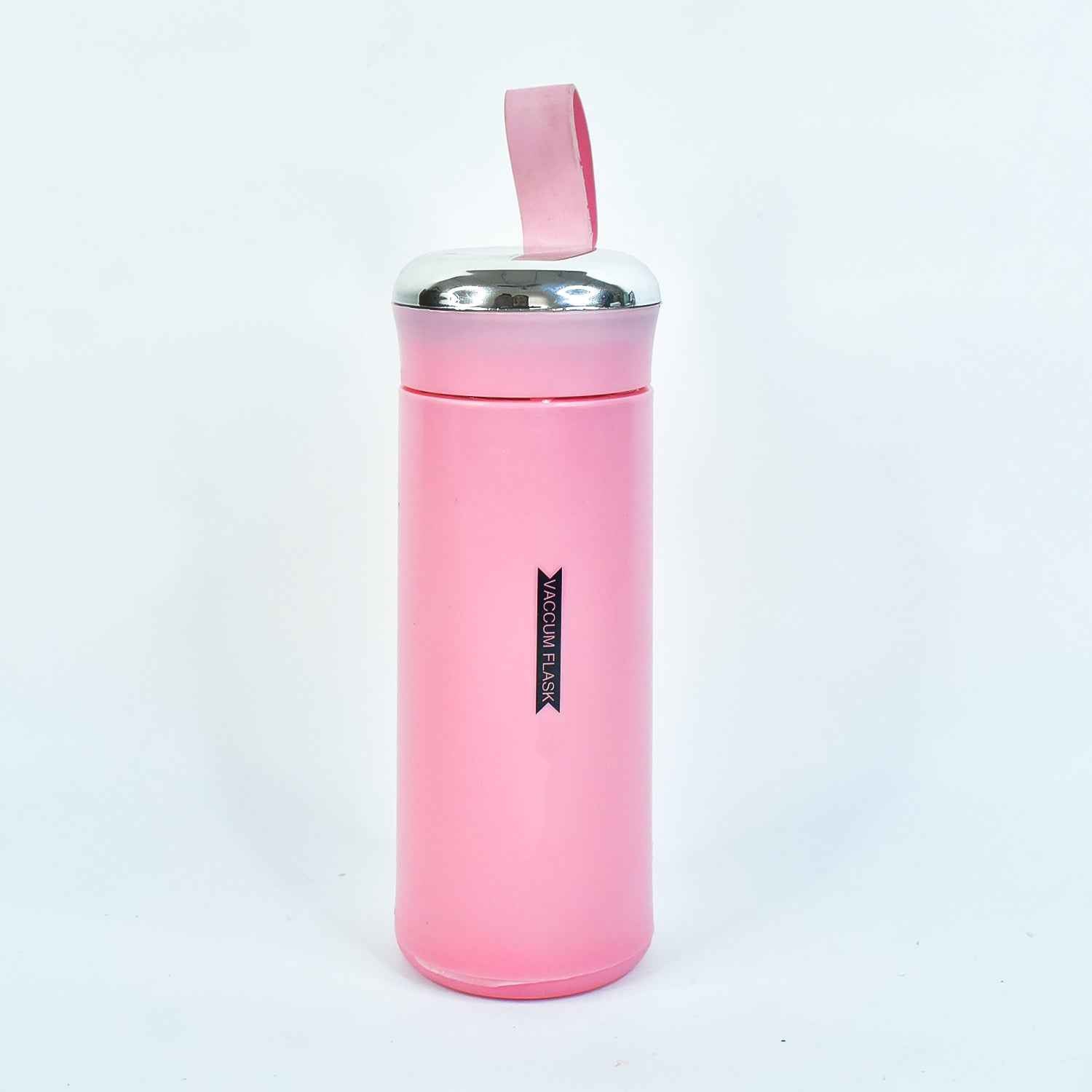 400ml Pink Glass Water Bottle – Leakproof & BPA-Free