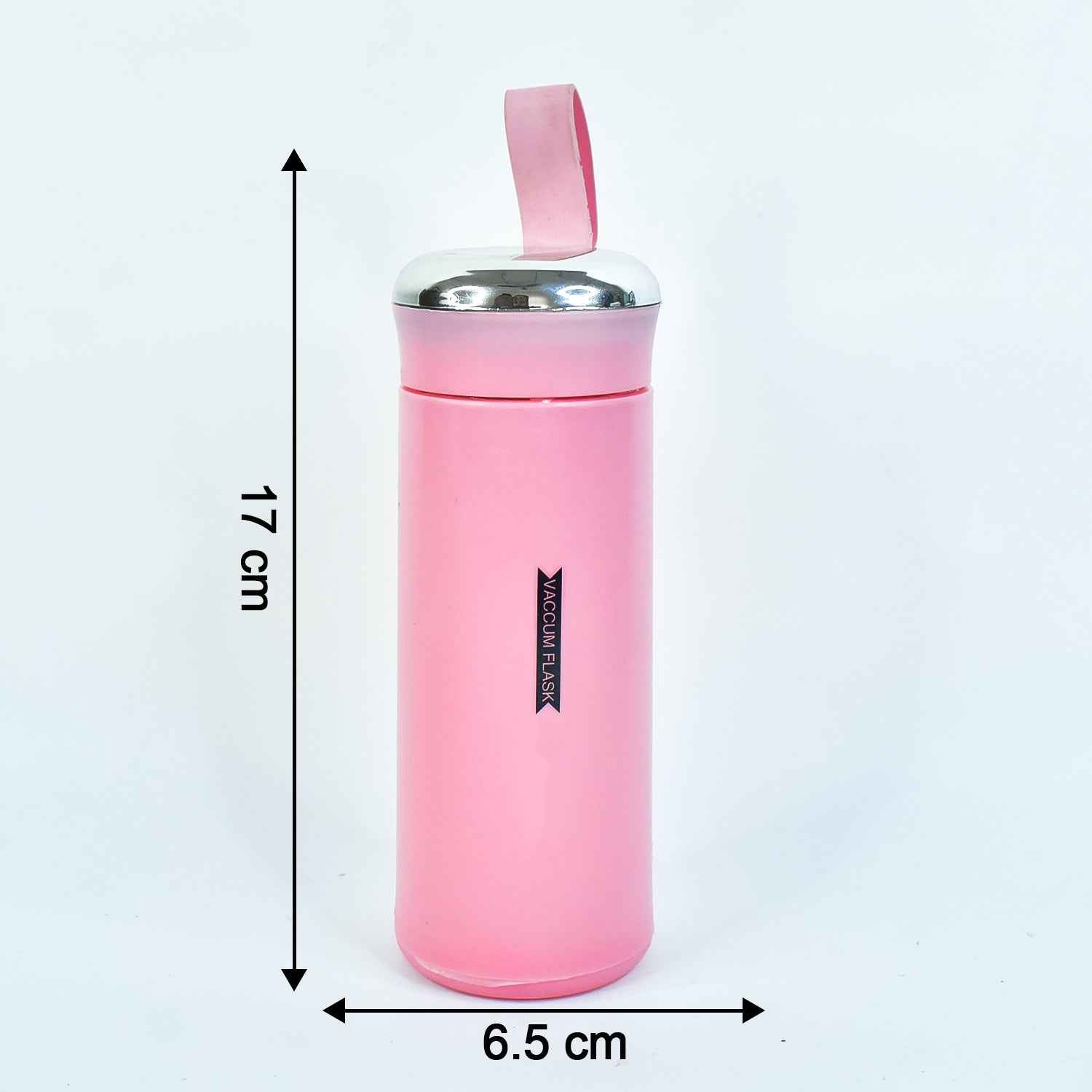 400ml Pink Glass Water Bottle – Leakproof & BPA-Free