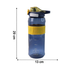 Sports Water Bottle 1400ml – Leakproof Flip Lock Lid with Straw