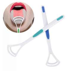 Tongue Cleaner Brush – Silica Handle, Bad Breath Removal (2-Pc) | MintGuard