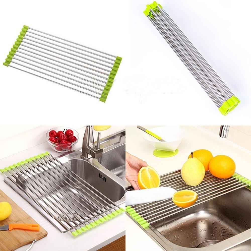 Roll-Up Dish Drying Rack – Space-Saving | CookAura