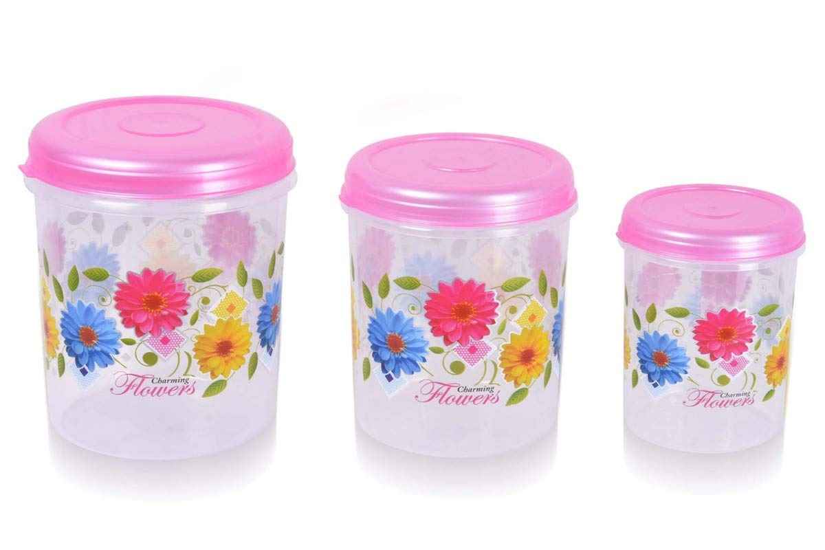 Plastic Storage Container Set – 3 Pc Home & Office | Storenzo