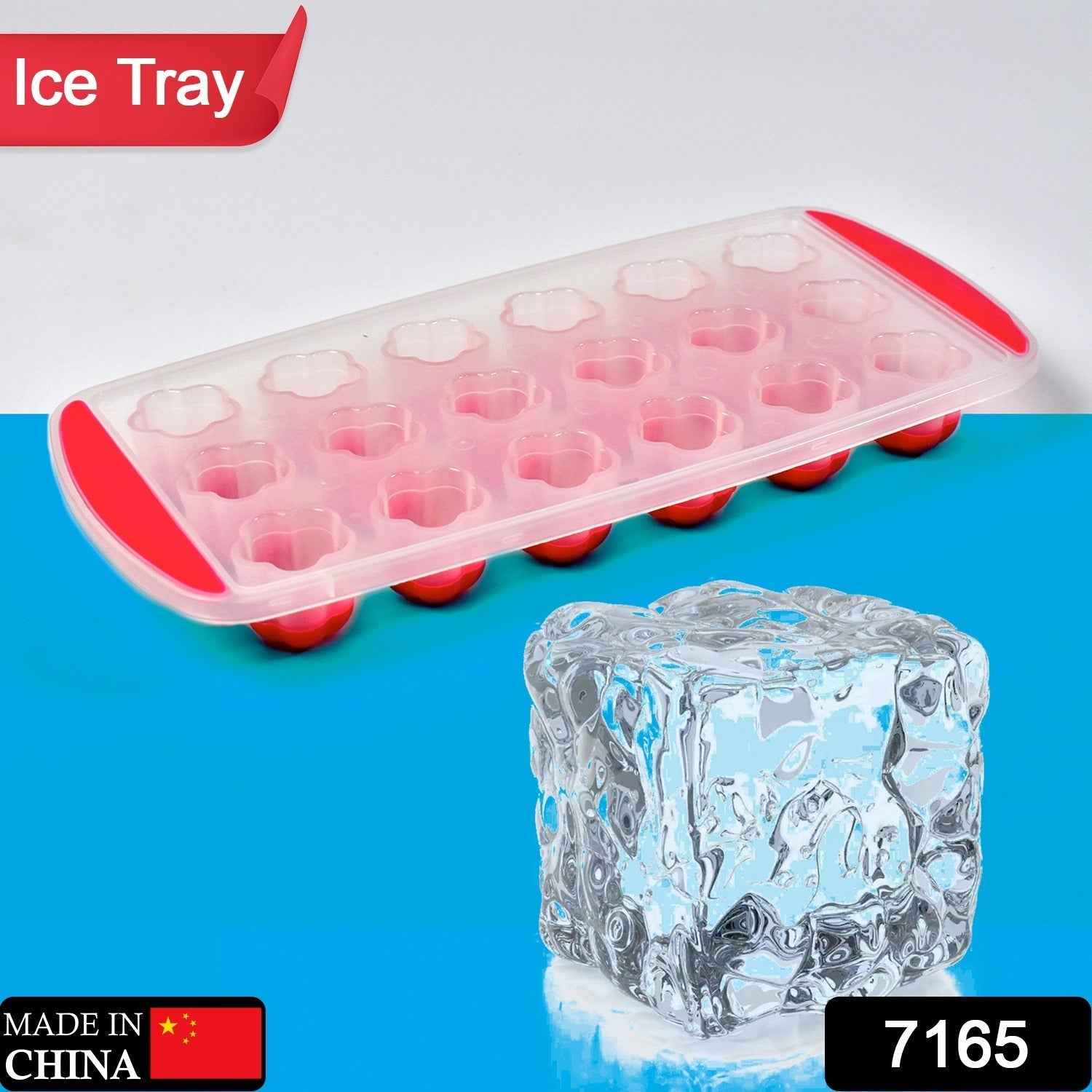 Flower Ice Tray – 18-Cavity Silicone Mold, BPA-Free | Indo Glow