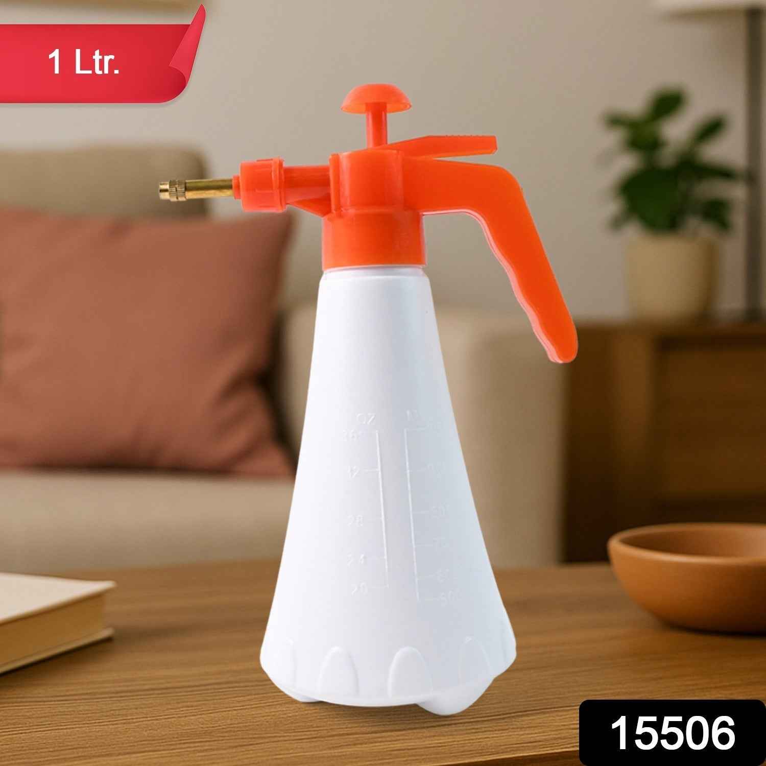 Handheld Pressure Water Sprayer Bottle 1L – Precise Gardening & Cleaning