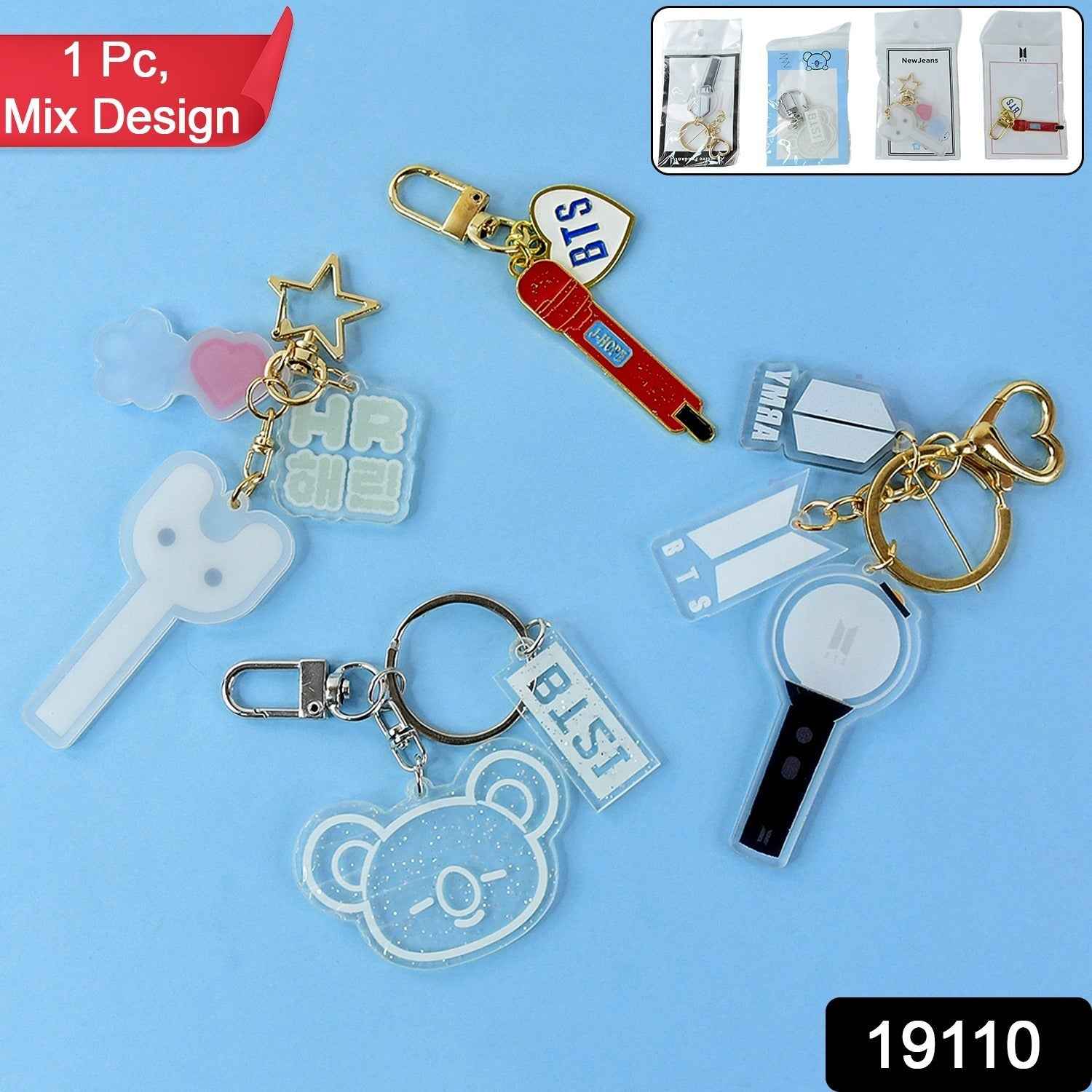 Acrylic Keychains – Cute & Durable Mixed Designs
