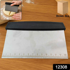 Stainless Steel Dough Scraper – Precision Baking Tool