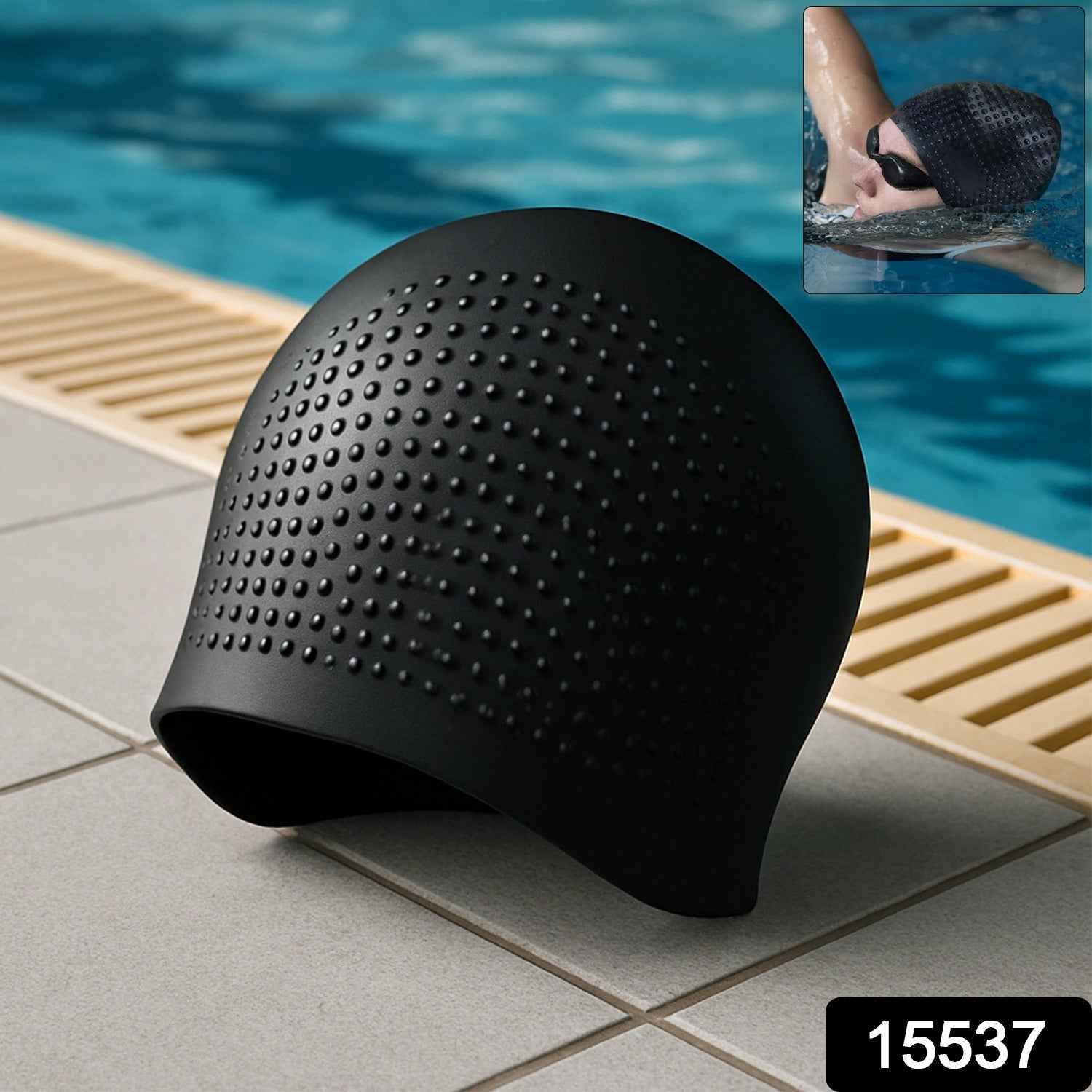 Silicone Swimming Cap – Durable, Waterproof & Comfortable Fit
