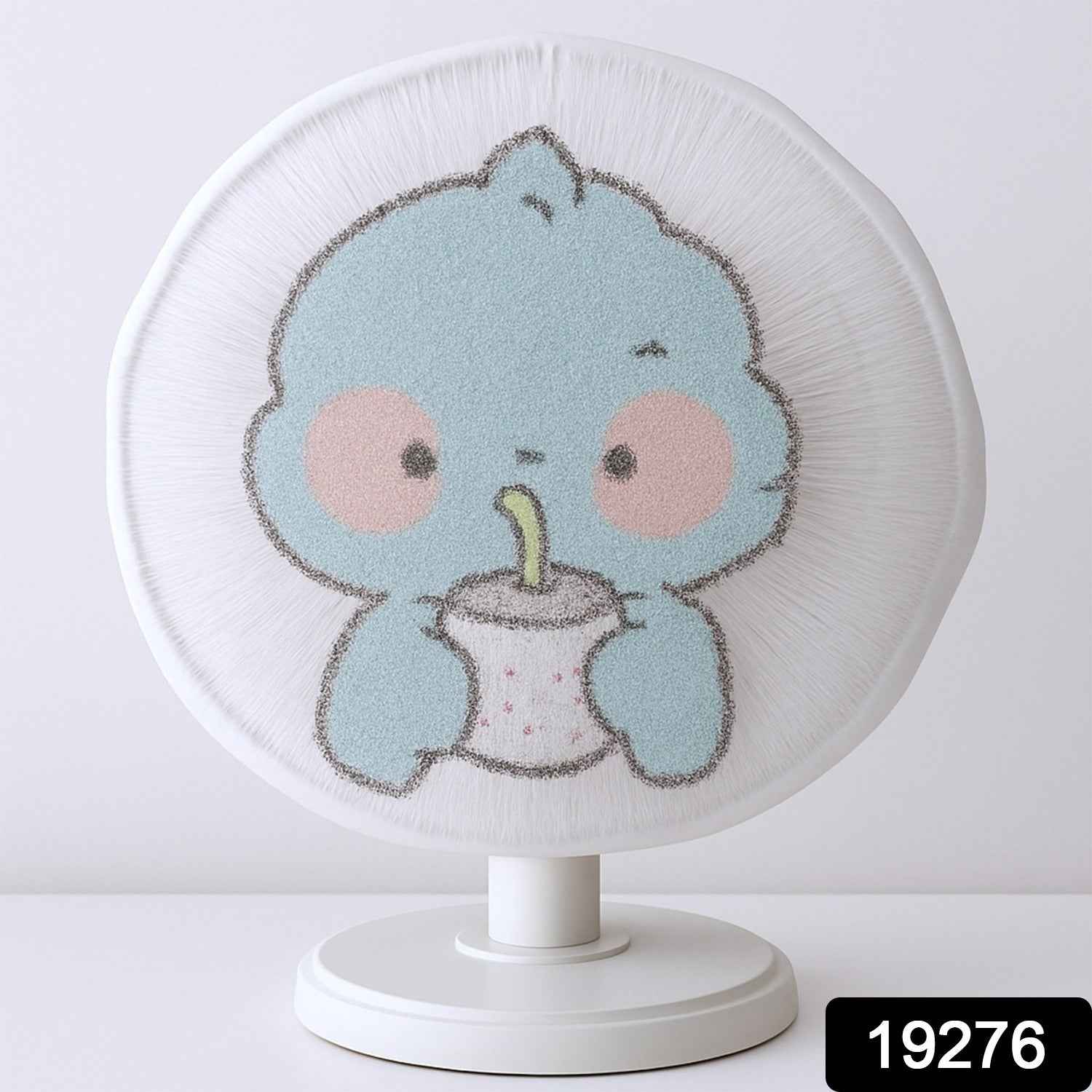 Cartoon Fabric Mesh Fan Cover – Elastic Fit & Child Safe