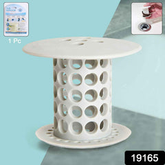 Flexible tub drain strainer with hair stopper for shower and sink