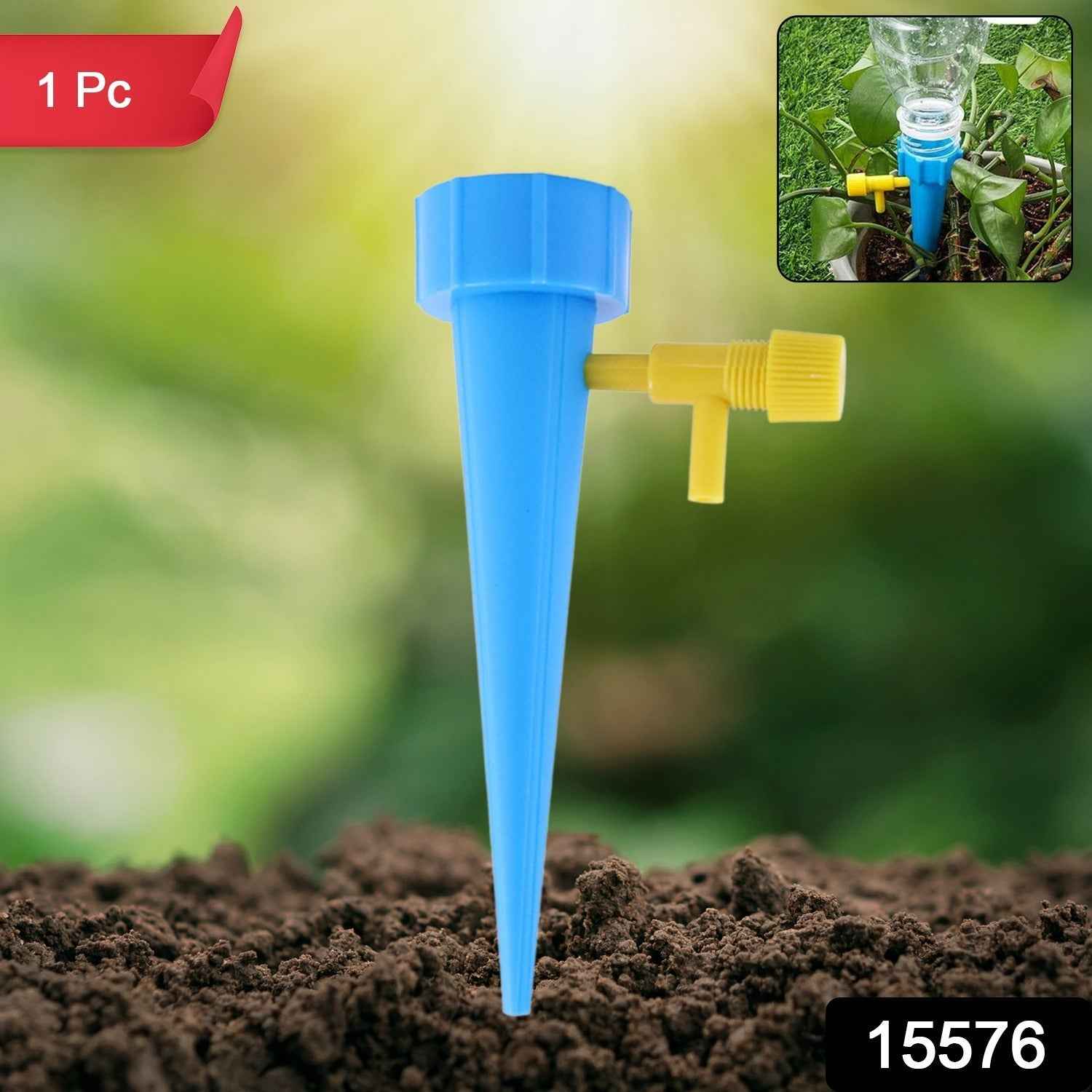 Plant Watering Spikes – Adjustable Blue Self-Watering Device