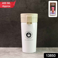 Vacuum Insulated Coffee Flask – 400ML Stainless Steel Travel Mug