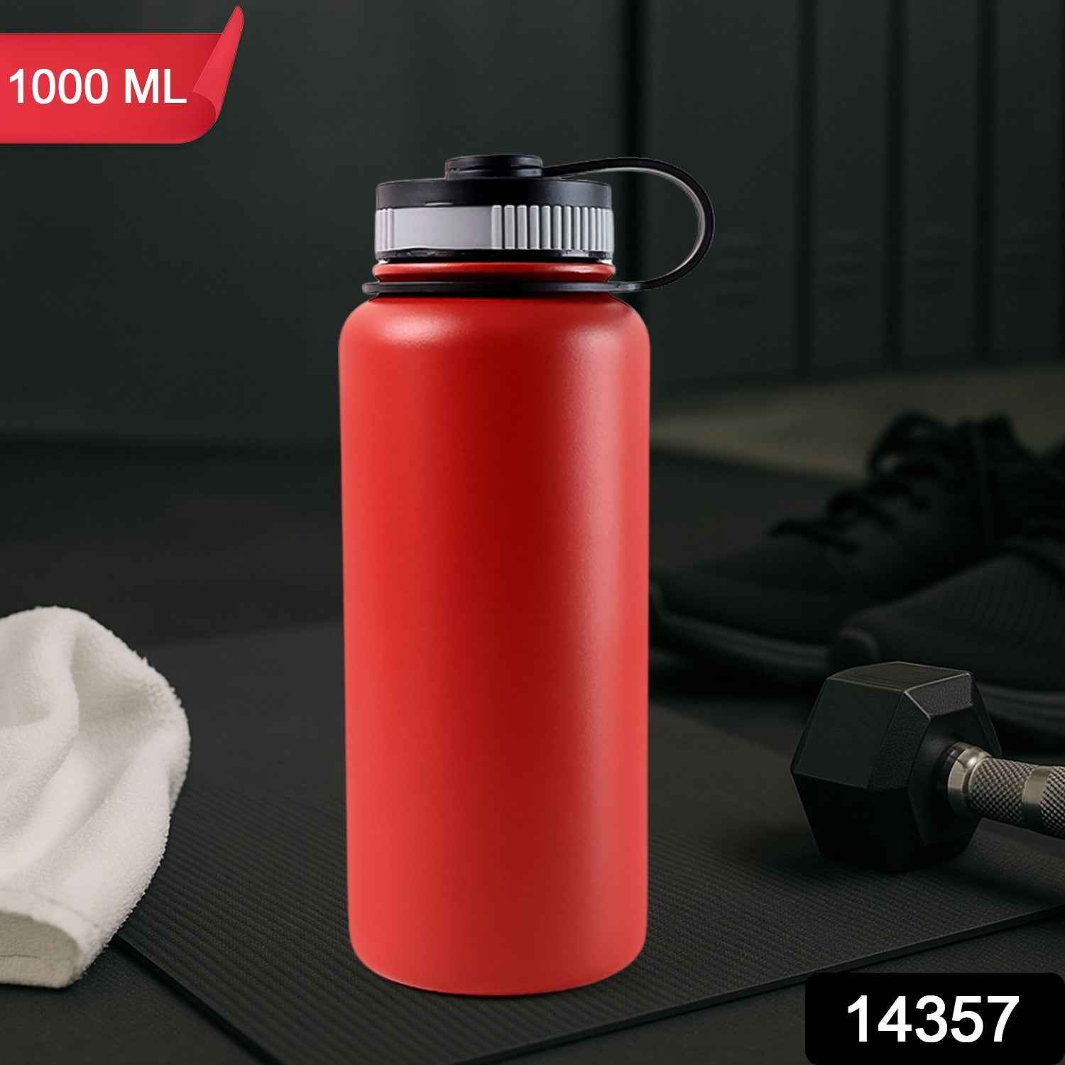 Vacuum Insulated Stainless Steel Water Bottle – 1000ml Durable