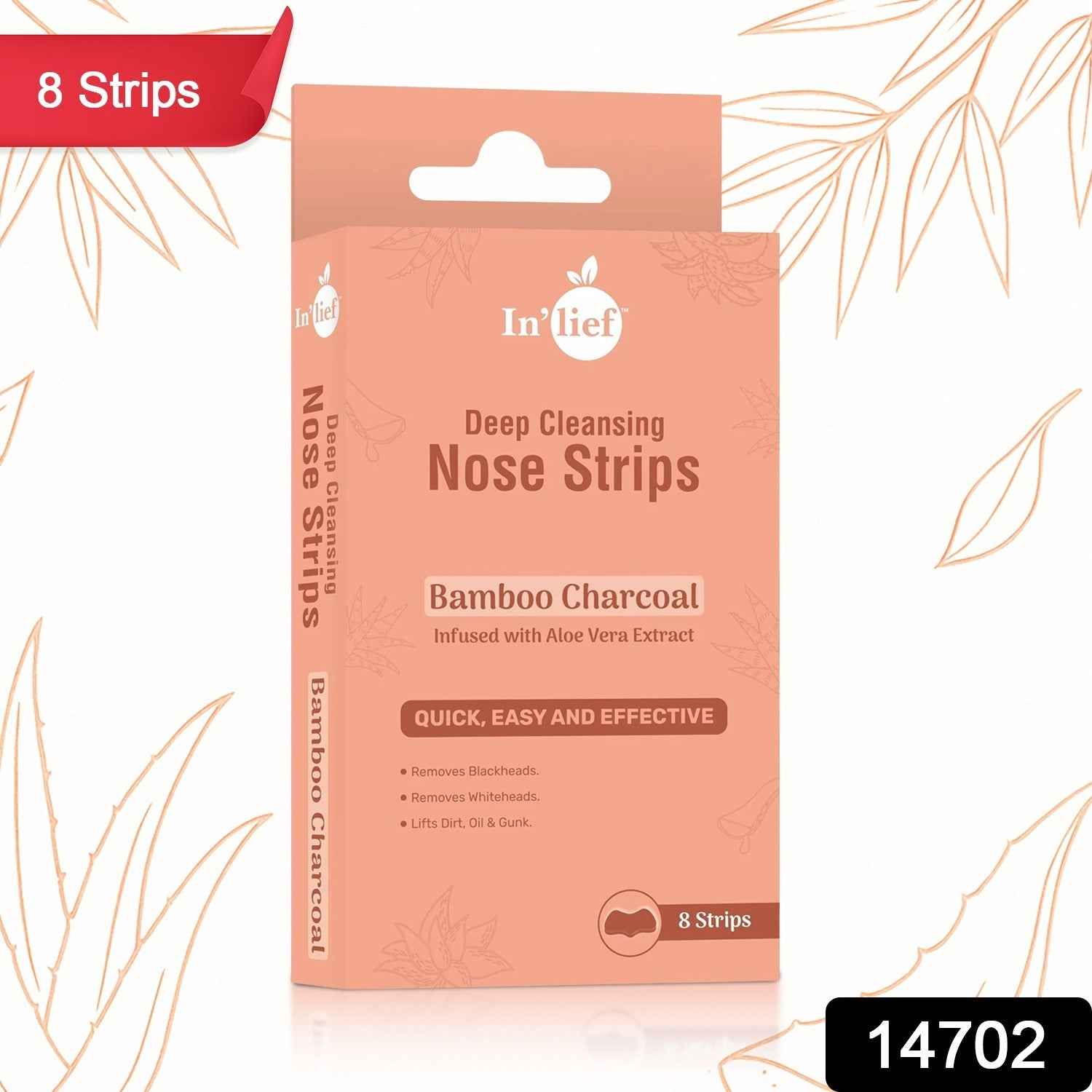 Bamboo Charcoal Nose Strips – Deep Cleansing & Blackhead Removal