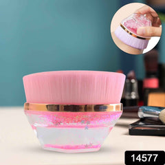 Glitter Cosmetic Brush – Soft Bristles with Starry Gel Base