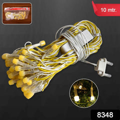 LED Decorative String Lights 10 Meter – Warm White Glow for Festivals