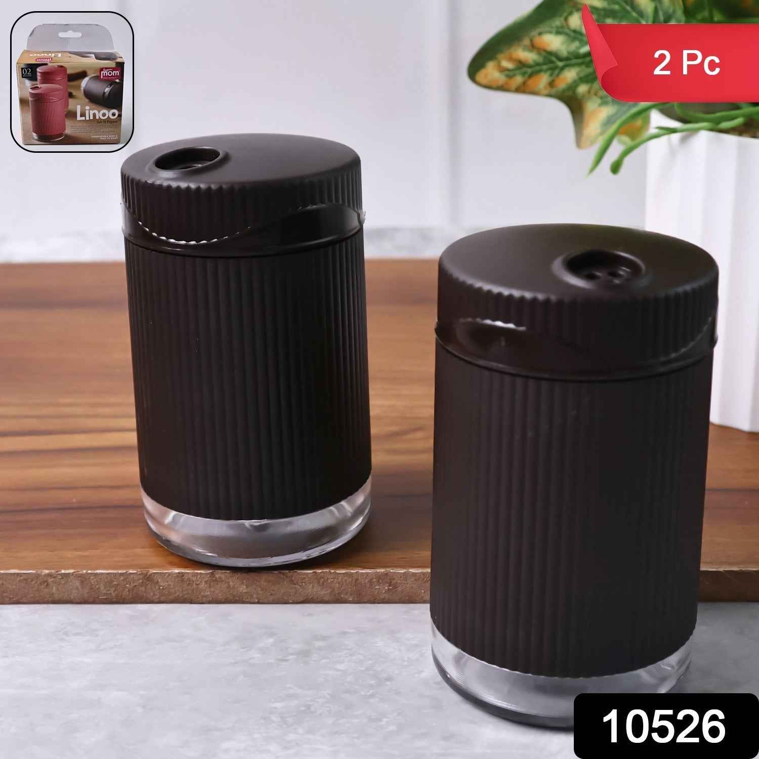 Salt & Pepper Dispenser Set – Unbreakable, Easy Control