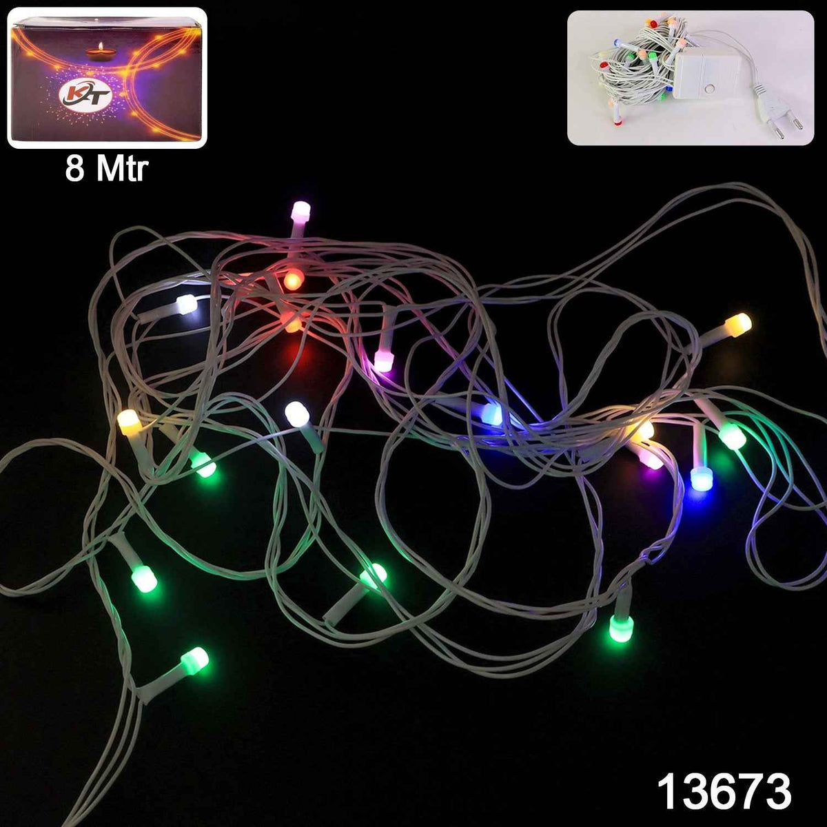 Multi-Color LED String Light – 8 Meter Festive Decoration
