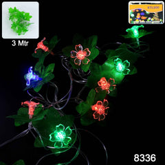 Leaf & Flower LED Decorative String Light – 3 Meter Festive Glow