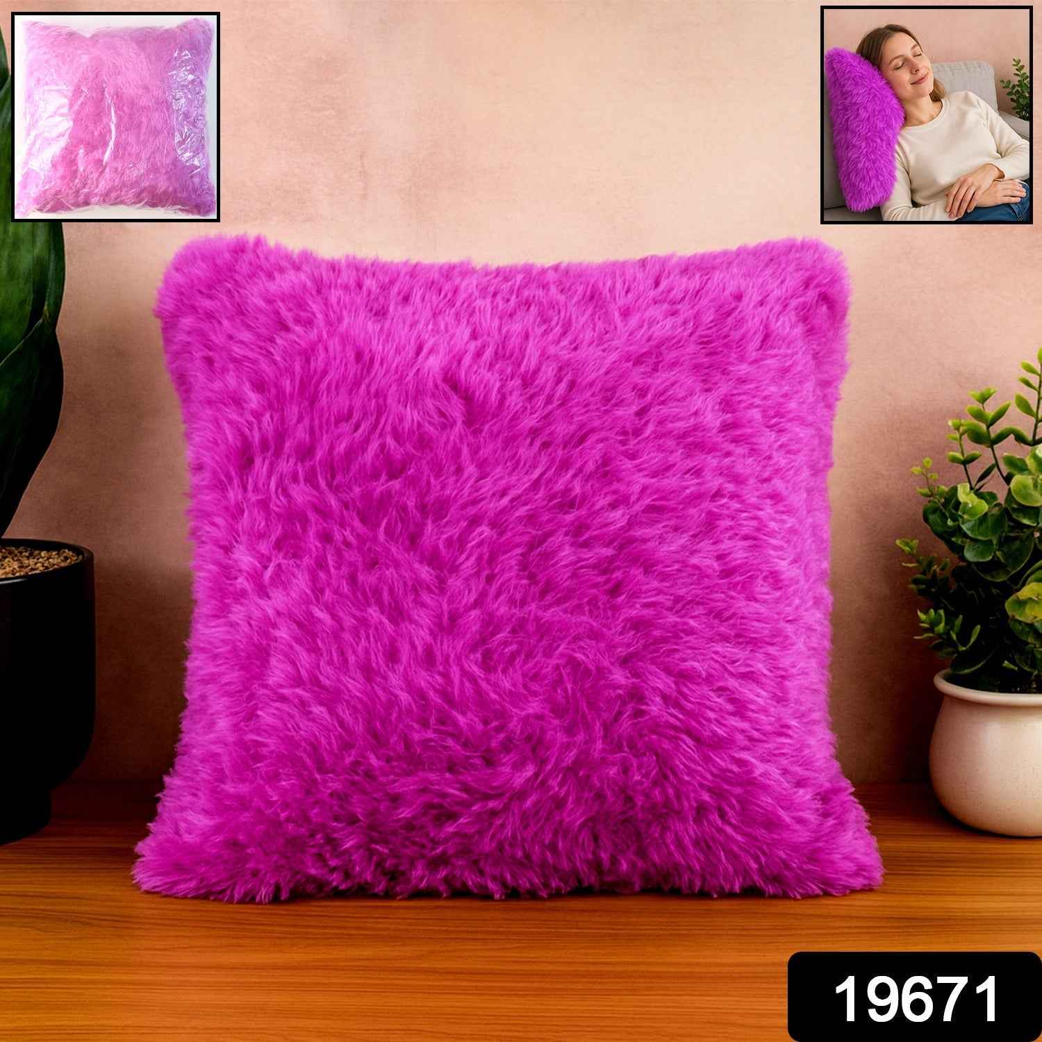 Fluffy Cushion Pillow – Ultra Soft Cozy Decorative Throw